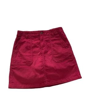 Corduroy mini-skirt